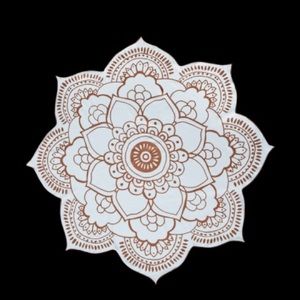 VIX BLUE LOTUS SHAPED TOWEL - NWT